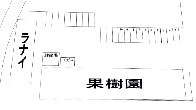 ラナイの駐車配置図