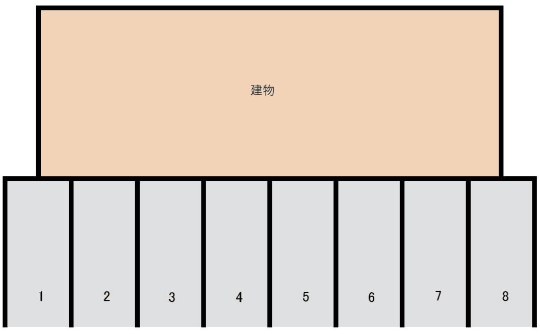 D−room多賀城中央の駐車配置図