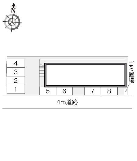 M・YⅡ(13196)の駐車配置図