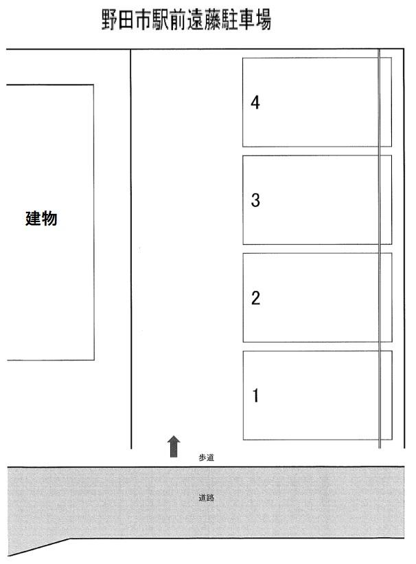 野田市駅前遠藤駐車場の駐車配置図