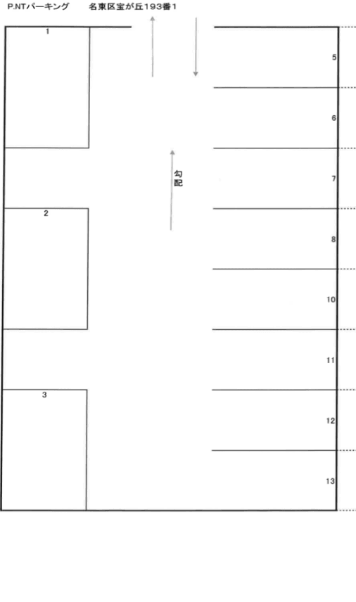 NTパーキングの駐車配置図