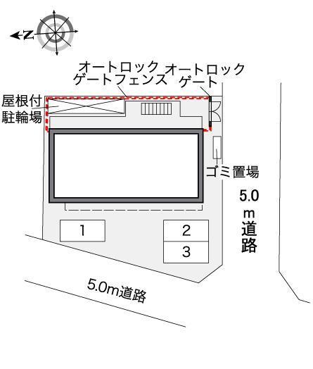 カーサ塚本(36829)の駐車配置図
