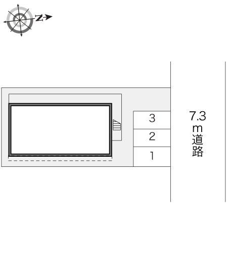 神野1(15544)の駐車配置図