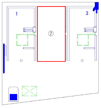 中津第2の駐車配置図