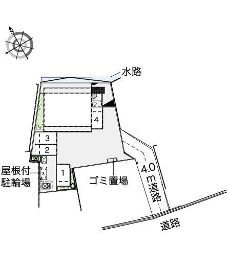 ブルーリヴィエール(43265)の駐車配置図