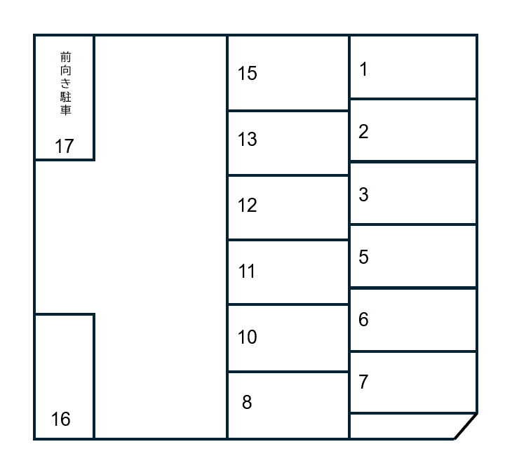 P132の駐車配置図