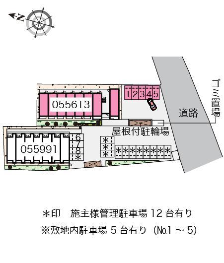 ミランダソレーユ(55613)の駐車配置図