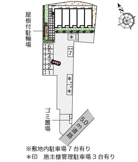 加納(55414)の駐車配置図
