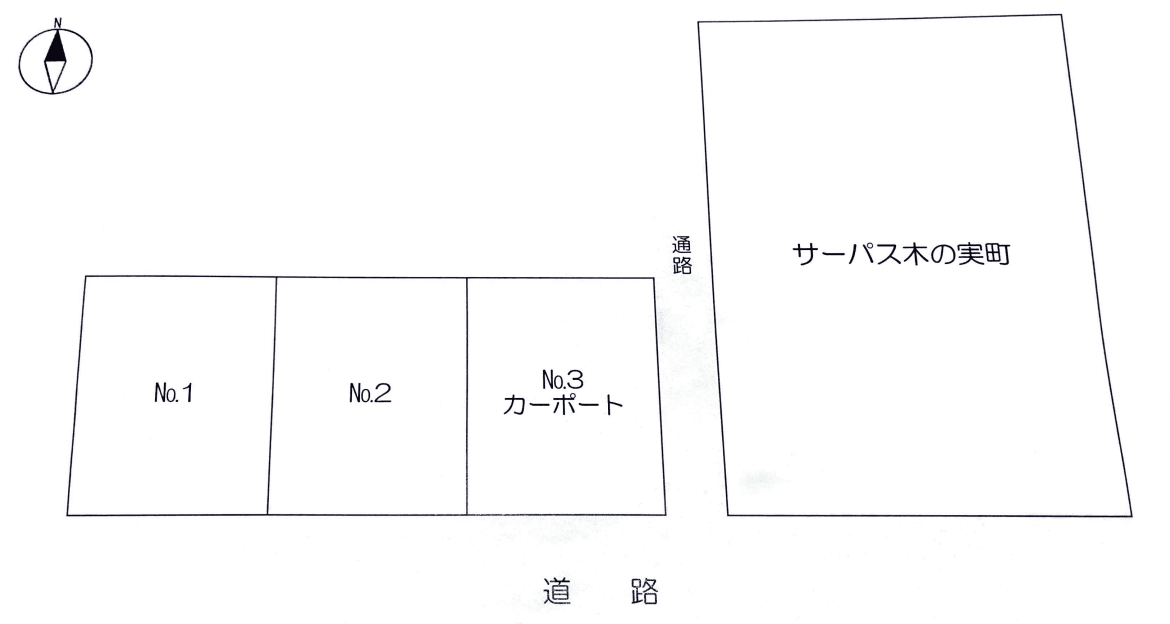 T.Tパーキングの駐車配置図