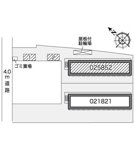 メルベーユNS(25852)の駐車配置図