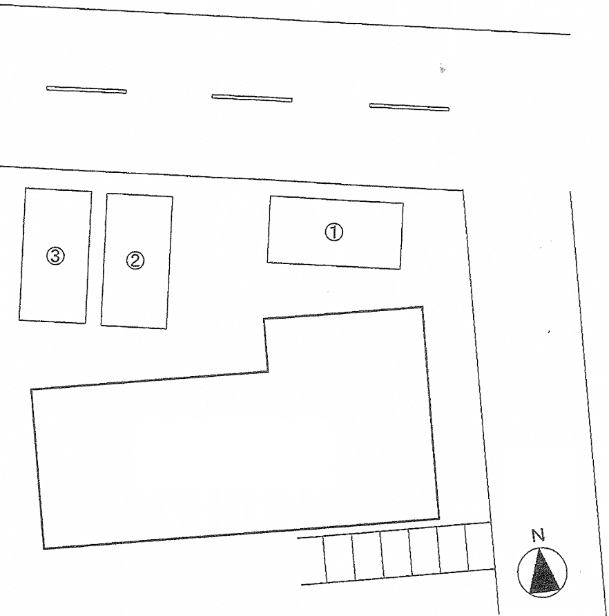 アビィロード枚岡の駐車配置図
