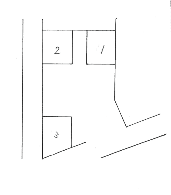 第2なとりパレス大戸駐車場の駐車配置図