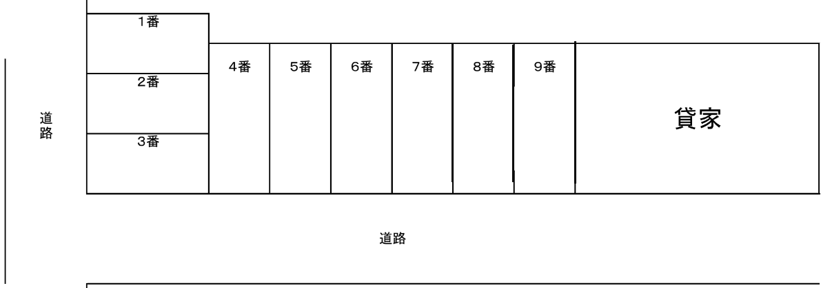 芝富士1丁目駐車場の駐車配置図