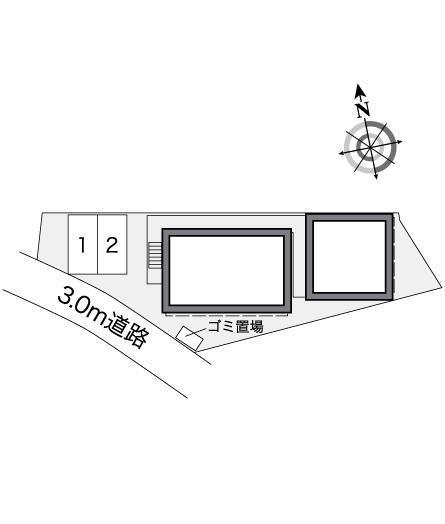 水堂(26426)の駐車配置図