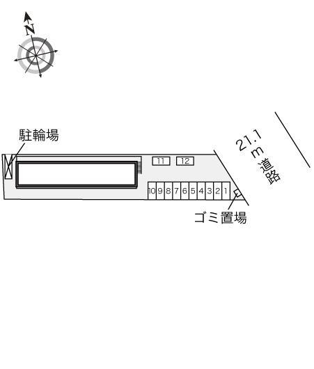 ロン(18759)の駐車配置図