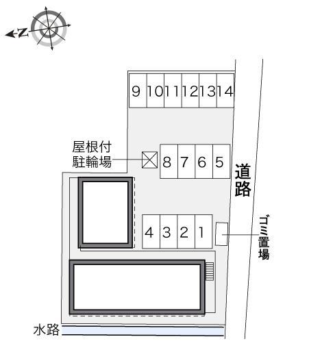 プレミール(33706)の駐車配置図