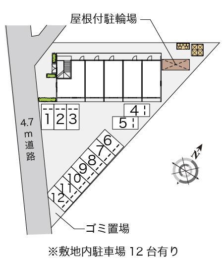 SHINBAKU(9904)の駐車配置図