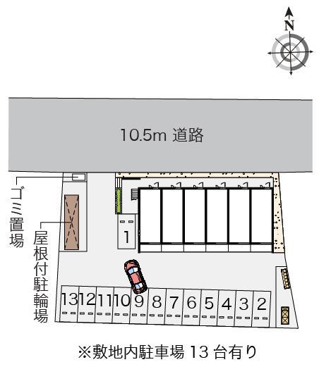 クレイノレン(55857)の駐車配置図