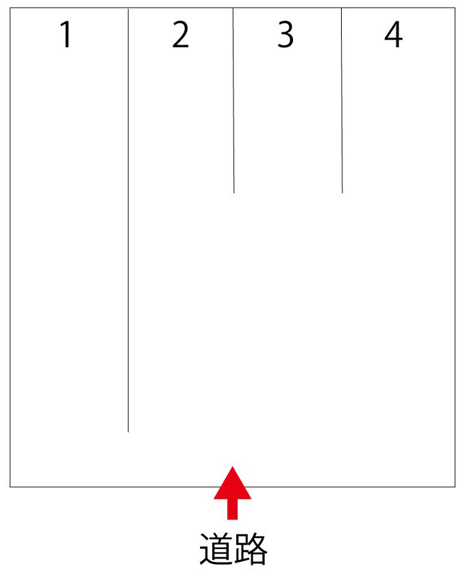 大橋通3丁目18番駐車場の駐車配置図
