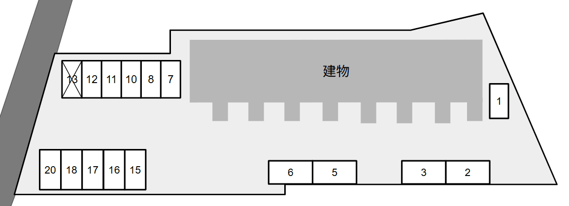 BELLE DEMEUREの駐車配置図
