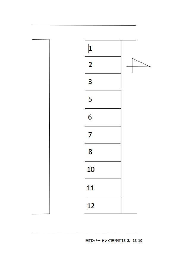 MTDパーキングの駐車配置図