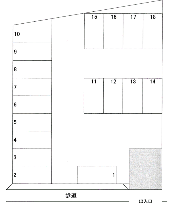 000131の駐車配置図