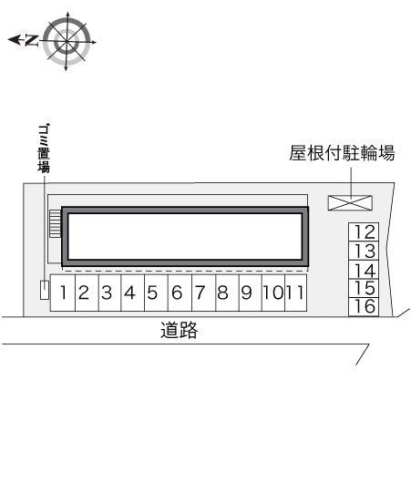 開(29437)の駐車配置図