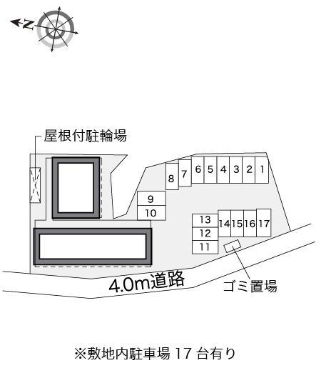 グランクリュ(21213)の駐車配置図