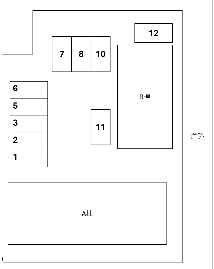 SelsiaⅡAの駐車配置図
