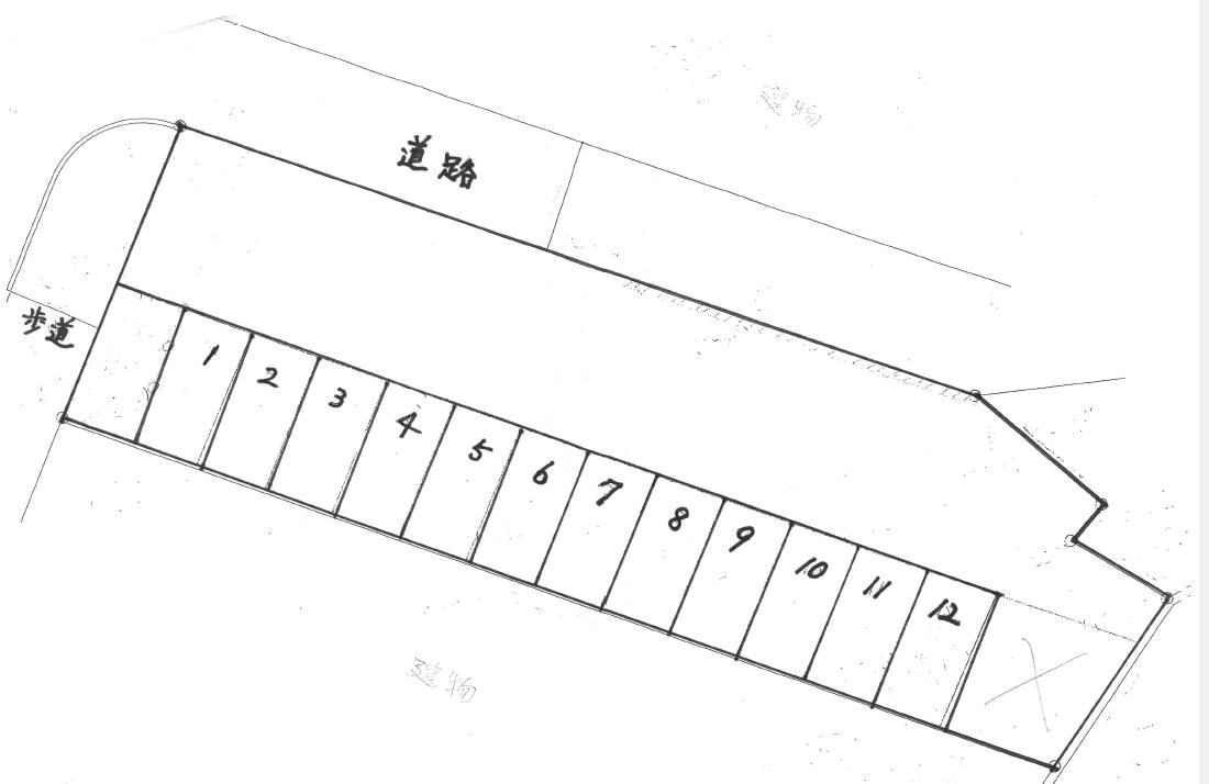Kパーキングの駐車配置図