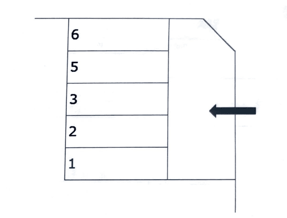 久保田パーキングの駐車配置図