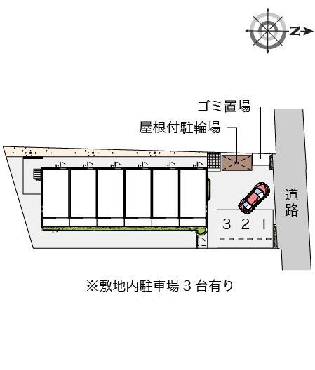 クレイノ浪華Ⅳ(56221)の駐車配置図