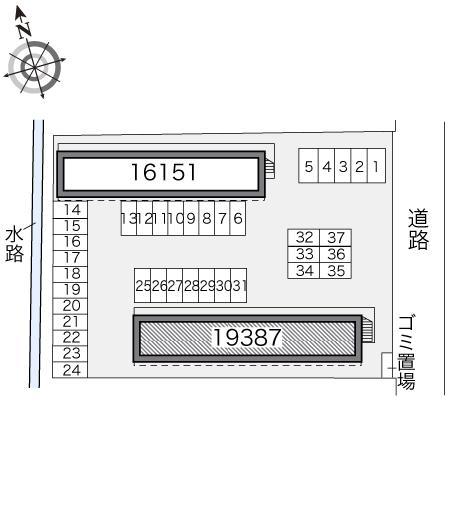 ズーデングッチ(19387)の駐車配置図