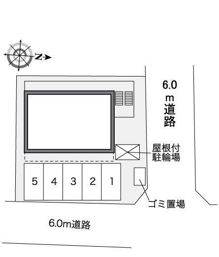 ウィング5(35580)の駐車配置図