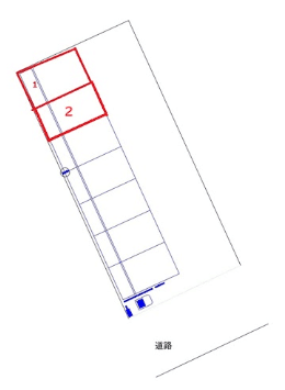 町田木曽西第1の駐車配置図