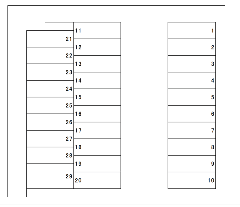 000177の駐車配置図