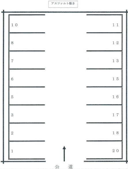 409の駐車配置図