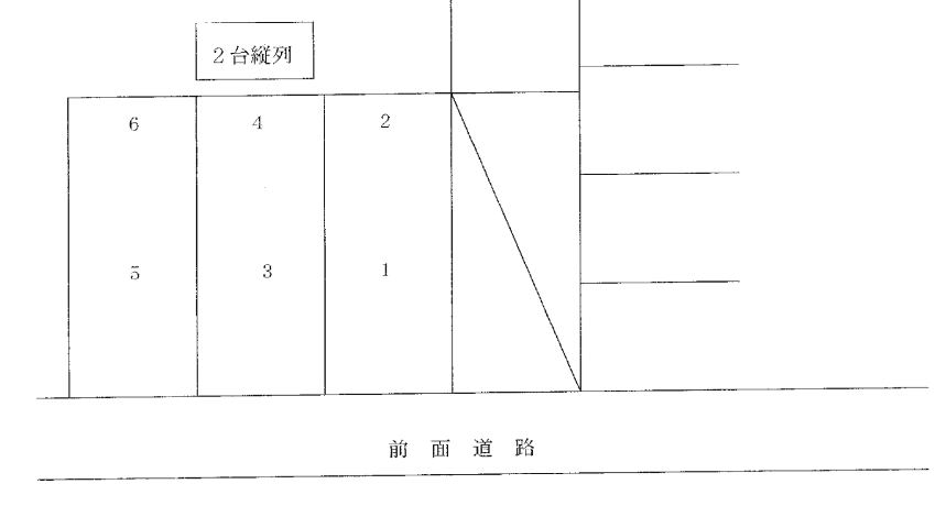 清水町4丁目井上パーキングの駐車配置図