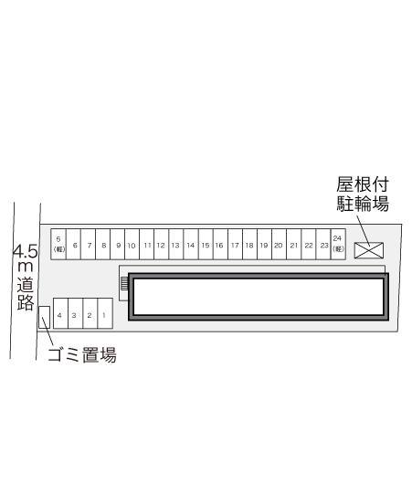 BM Ⅰ(28358)の駐車配置図