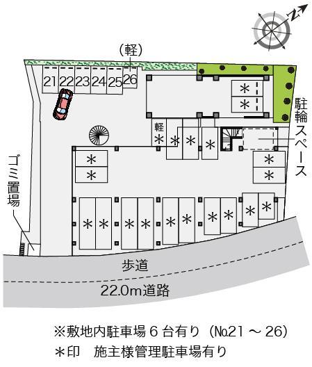 クレイノメゾン ZEN(57158)の駐車配置図
