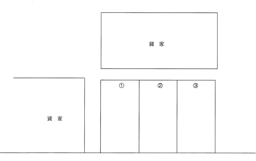 鈴木啓子駐車場Ⅱの駐車配置図