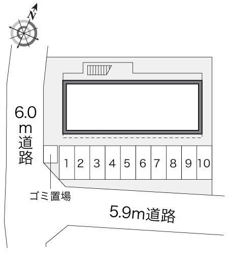 サンフィール東広島(22424)の駐車配置図