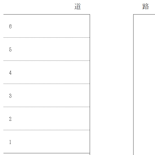 神通パーキングの駐車配置図