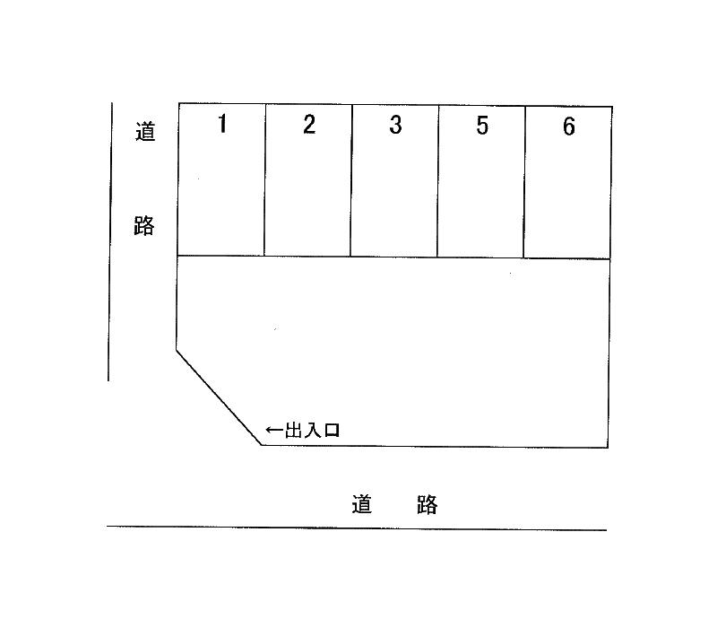 飯塚駐車場の駐車配置図