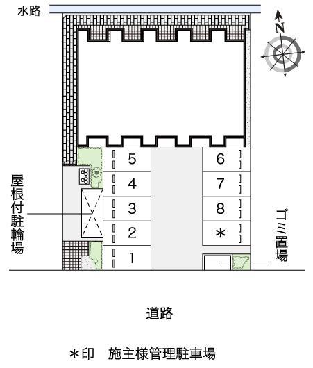 M 津島(54235)の駐車配置図