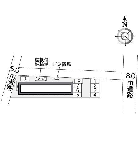 クルンテープA(26779)の駐車配置図