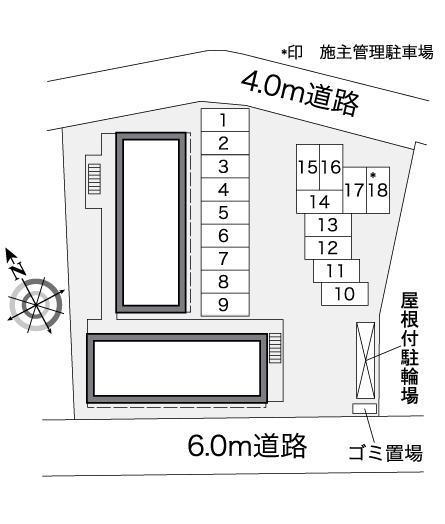 HMアリーナ(39425)の駐車配置図