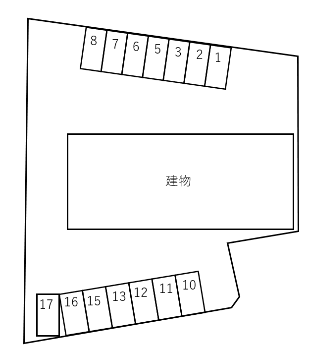 ファミーユの駐車配置図