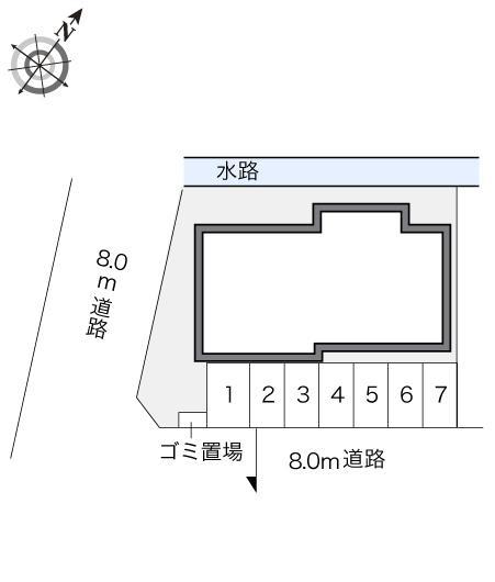 フィオーレ(21067)の駐車配置図