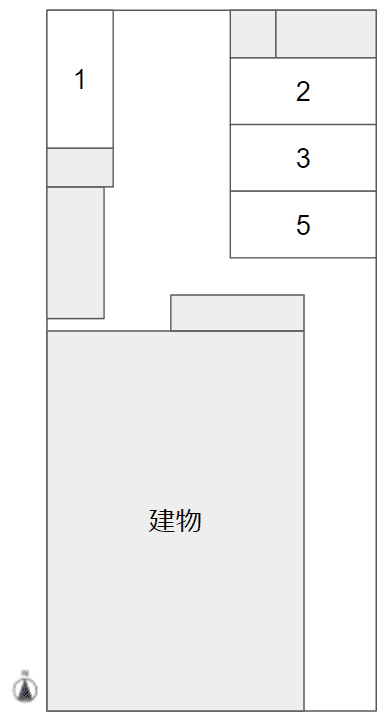 カーサ深井の駐車配置図